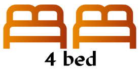 4 bed anglais